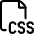 File Css 1 Icon from Ultimate Regular Set