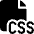 File Css 1 Icon from Ultimate Bold Set