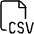 File Csv 1 Icon from Ultimate Light Set