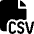 File Csv 1 Icon from Ultimate Bold Set