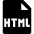 File Html Icon from Nova Solid Set