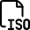 File Iso 1 Icon from Ultimate Regular Set
