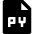 File Py Icon from Nova Solid Set