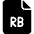 File Rb Icon from Ultimate Bold Set