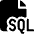 File Sql 1 Icon from Ultimate Bold Set