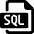 File Sql 1 Icon from Ultimate Bold Set | Free Download as SVG Vector and Transparent PNG | Streamline icons