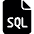 File Sql Icon from Ultimate Bold Set