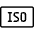 Iso Icon from Ultimate Light Set | Free Download as SVG Vector and Transparent PNG | Streamline icons