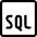 Sql 1 Icon from Ultimate Regular Set | Free Download as SVG Vector and Transparent PNG | Streamline icons