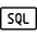 Sql Icon from Ultimate Light Set | Free Download as SVG Vector and Transparent PNG | Streamline icons