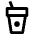 Coffee Take Away Straw Icon from Nova Line Set