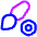 Brush Setting Bolt Nut Icon from Plump Neon Set