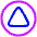 Color Triangle Icon from Plump Neon Set