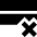 Delete Row Icon from Sharp Solid Set