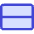 Rectangle Split Half Horizontal icon - Free transparent PNG, SVG. No sign up needed.