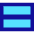 Rectangle Split Half Horizontal Icon from Sharp Pop Set