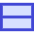 Rectangle Split Half Horizontal Icon from Sharp Duo Set