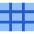 Rectangle Split Nine Icon from Sharp Flat Set
