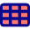 Rectangle Split Nine Icon from Core Pop Set