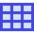 Rectangle Split Nine Icon from Sharp Duo Set