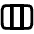 Rectangle Split Thirds Icon from Plump Remix Set