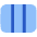 Rectangle Split Thirds Icon from Plump Flat Set