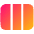Rectangle Split Thirds Icon from Plump Gradient Set