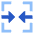 Table Cell Merge Icon from Sharp Flat Set