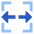 Table Cell Split Icon from Sharp Flat Set