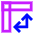 Table Chart Pivot Icon from Sharp Neon Set
