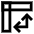 Table Chart Pivot Icon from Sharp Line Set