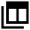 Table Stack Icon from Sharp Solid Set