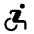 Accessible Forward Icon from Rounded Line - Material Symbols Set