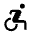 Accessible Forward Icon from Outlined Line - Material Symbols Set