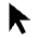 Arrow Selector Tool Fill Icon from Sharp Fill - Material Pro Set
