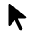Arrow Selector Tool Fill Icon from Rounded Fill - Material Symbols Set