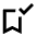 Bookmark Added Icon from Sharp Line - Material Pro Set