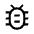 Bug Report Icon from Sharp Line - Material Symbols Set