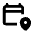 Calendar Location Icon from Rounded Line - Material Pro Set