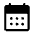 Calendar Month Fill Icon from Rounded Fill - Material Symbols Set