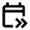 Calendar Next Events Icon from Outlined Line - Material Pro Set