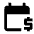 Calendar Payment Fill Icon from Outlined Fill - Material Pro Set