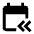 Calendar Previous Events Fill Icon from Outlined Fill - Material Pro Set