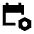 Calendar Setting Bolt Fill Icon from Sharp Fill - Material Pro Set
