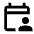 Calendar User Icon from Outlined Line - Material Pro Set