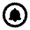 Circle Notifications Icon from Rounded Line - Material Pro Set