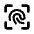 Fingerprint Scan Icon from Rounded Line - Material Pro Set