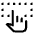 Gesture Select Icon from Outlined Line - Material Symbols Set