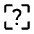 Indeterminate Question Box Icon from Outlined Line - Material Symbols Set