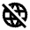 Language Off Fill Icon from Outlined Fill - Material Pro Set
